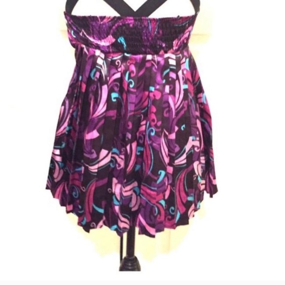 Vintage GUESS Silk Pleated Halter Top Blouse XS - Picture 4 of 6